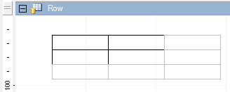 Create a table and select 4 cells