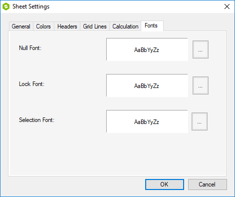 Spread Designer Sheet Settings Dialog Grid Lines Tab