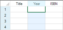 Focus Rectangle for Column Selected