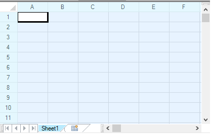 Entire Sheet Selected