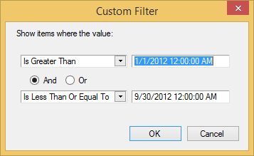 custom filter
