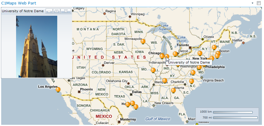 University Of Notre Dame Map C1Maps Quick Start