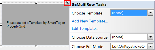 GcMultiRow control Smart Tag.