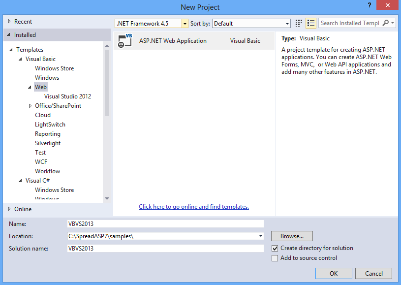 Adding a Component to a Web Site using Visual Studio 2013