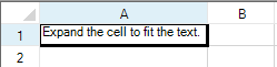 Cell Width Fits Text