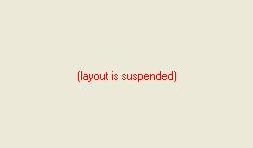 Layout Suspended notification
