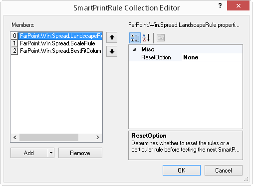 SmartPrintRules Collection Editor