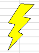 Lightning Bolt Shape